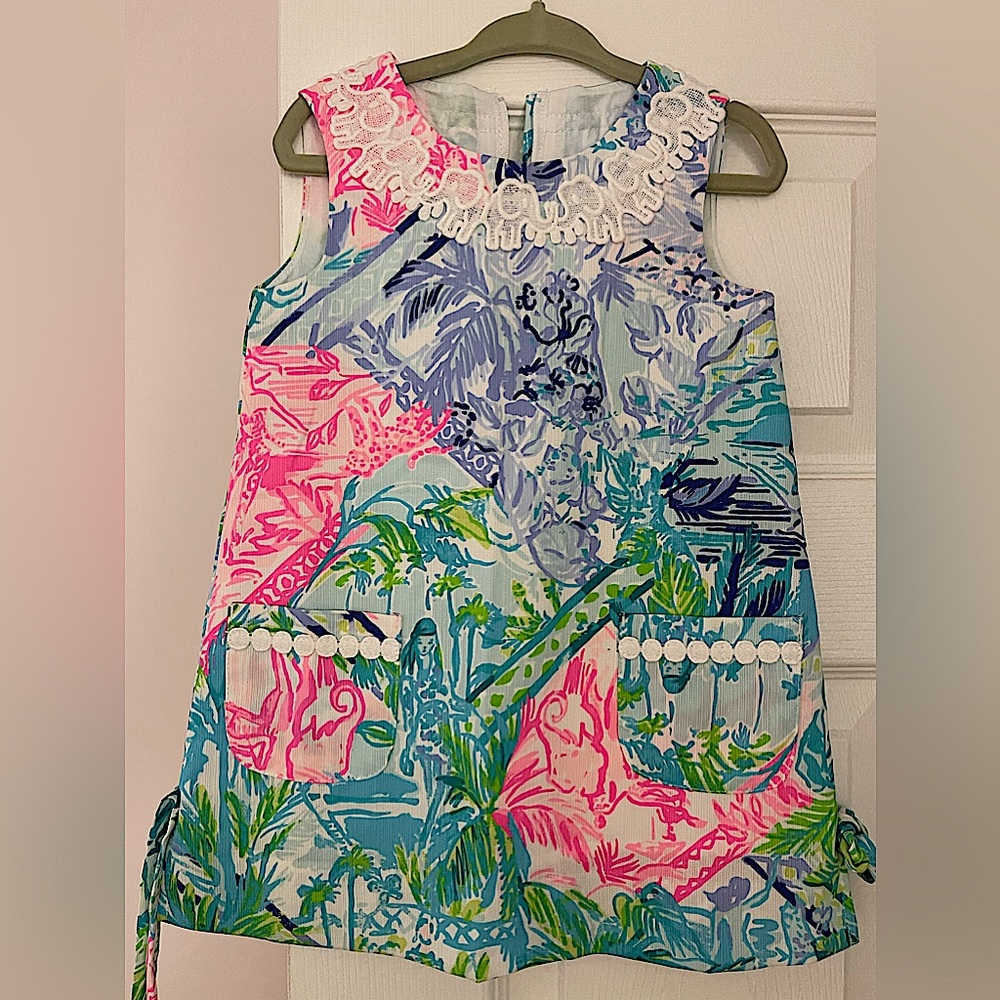 Lily Pulitzer 2T girls shift dress. Worn once.